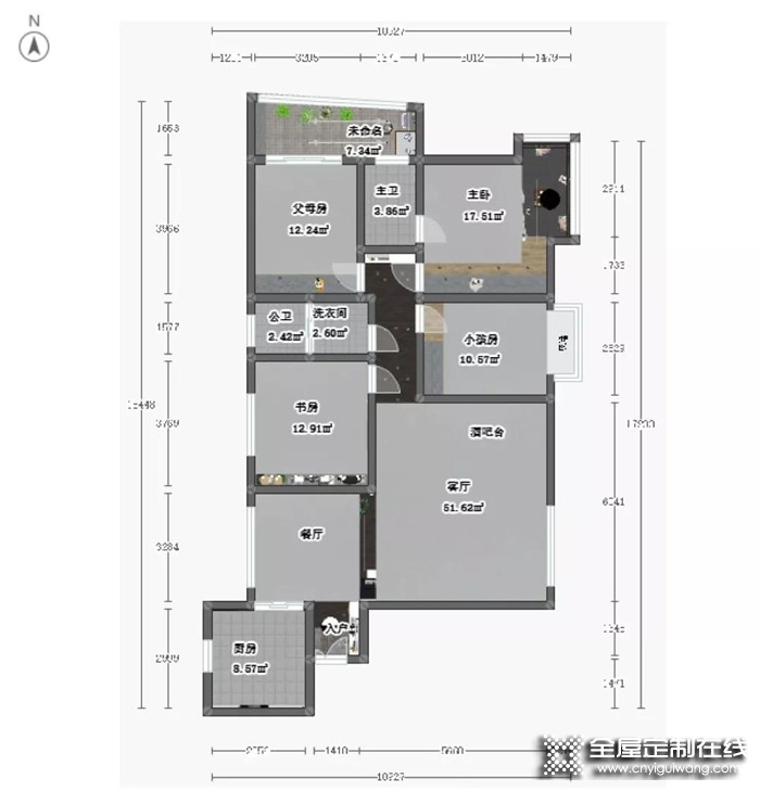 合生雅居全屋定制案例賞析，詮釋現代風格的摩登時尚