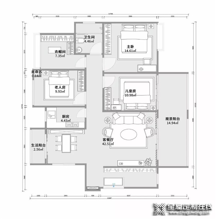 卡諾亞全屋定制極簡(jiǎn)設(shè)計(jì)，讓一切重回最純粹的樣子