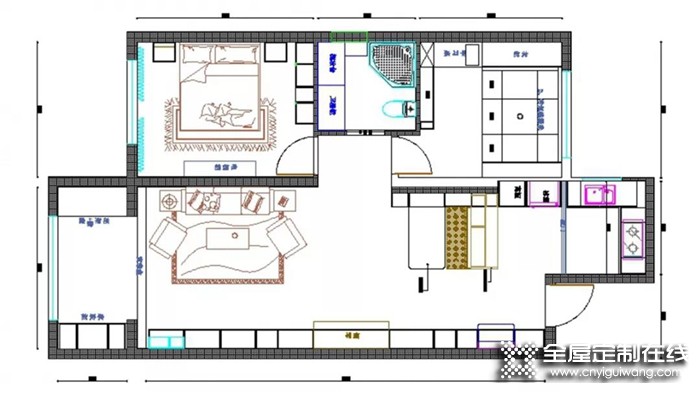 展志天華都市陽光改造小兩居，增加空間20%利用率