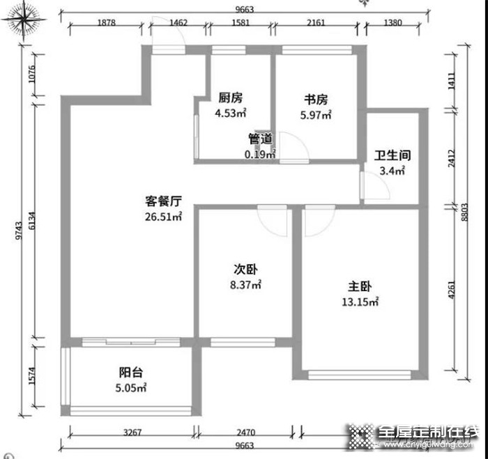 亞丹設(shè)計(jì)案例：90m²的新婚夫婦的有愛之家，簡(jiǎn)約又時(shí)尚