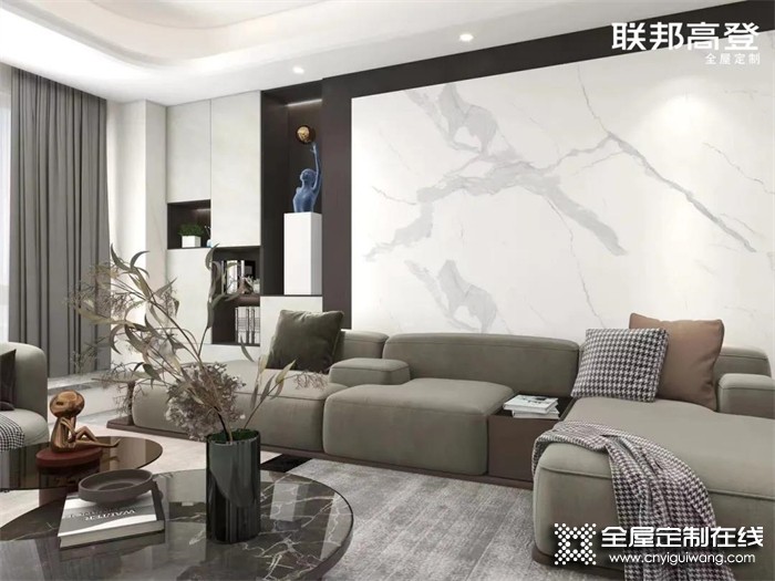 聯(lián)邦高登全屋定制案例欣賞|174m²輕奢風(fēng)，舒適與自在交融