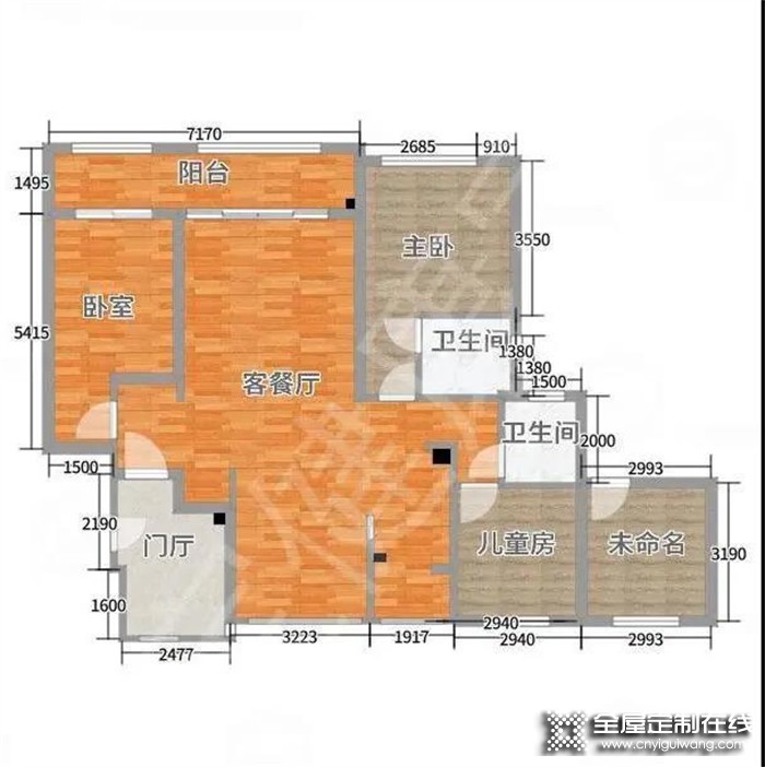 兔寶寶全屋定制144㎡現代簡約這樣裝，入戶柜的高級感我愛了