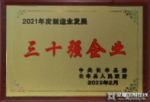 祝賀易高家居榮獲長豐縣制造業(yè)30強、稅收貢獻50強