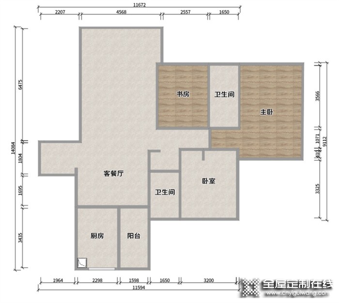 勞卡全屋定制 120㎡現代輕奢三房，空間“0”閑置，看完想住進她家