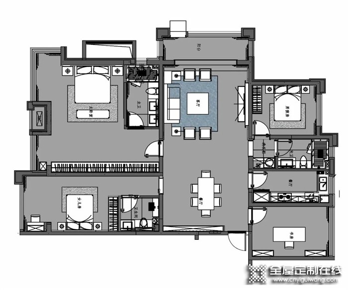 博洛尼全屋定制設(shè)計案例 | 在家居空間中，尋找最合適的設(shè)計表達