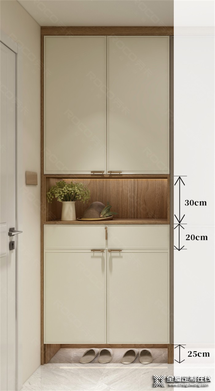 勞卡全屋定制 | 把握好門廳柜裝修尺寸，令進門的空間變得整潔！