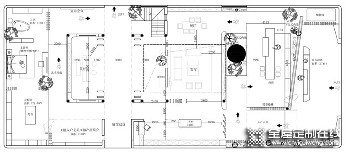 設計師專欄丨瑪格全屋定制527㎡全屋展廳案例，與自然無邊貼近，讓設計成就詩學！