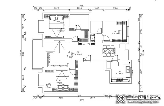 拉迷全屋定制小區案例 | 和欣國際花園103㎡·家是承載生活的容器