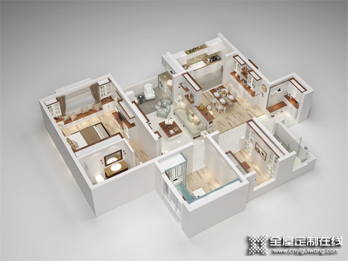 歐派家居全屋定制116m²不規則戶型難設計？找對風格比民宿還好看！