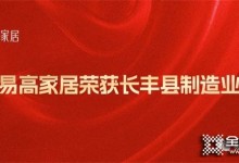 祝賀易高家居榮獲“長豐縣制造業30強”榮譽稱號！