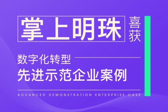 喜報！掌上明珠家居喜獲2023 年消費品行業數字化轉型先進示范企業案例！